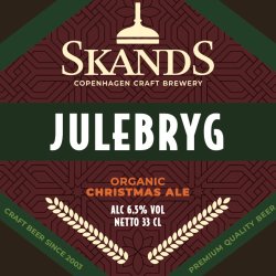 SKANDS JULEBRYG 3 L a 33 cl