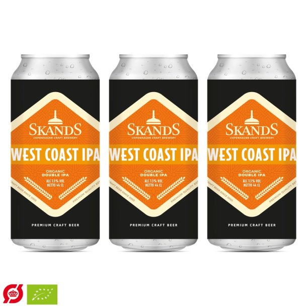 WEST COAST IPA 3 dser a 44 cl