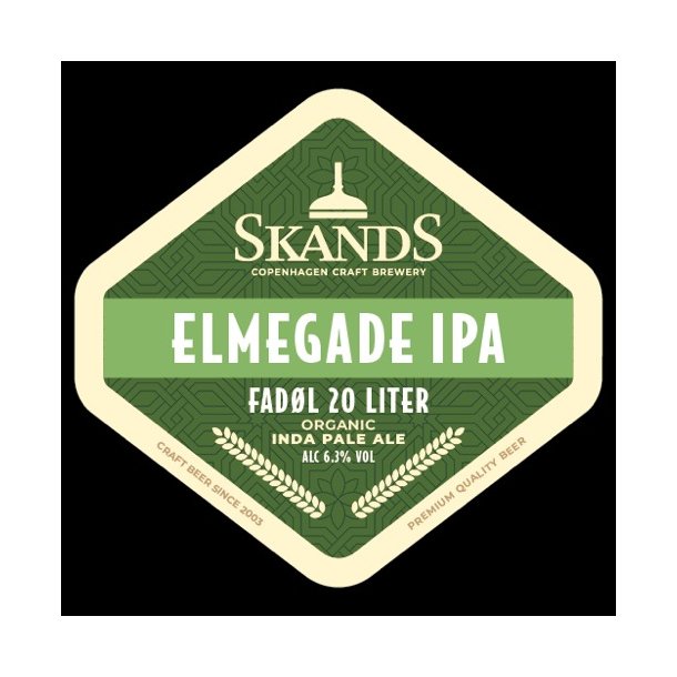 SKANDS ELMEGADE IPA FUSTAGE 20 liter