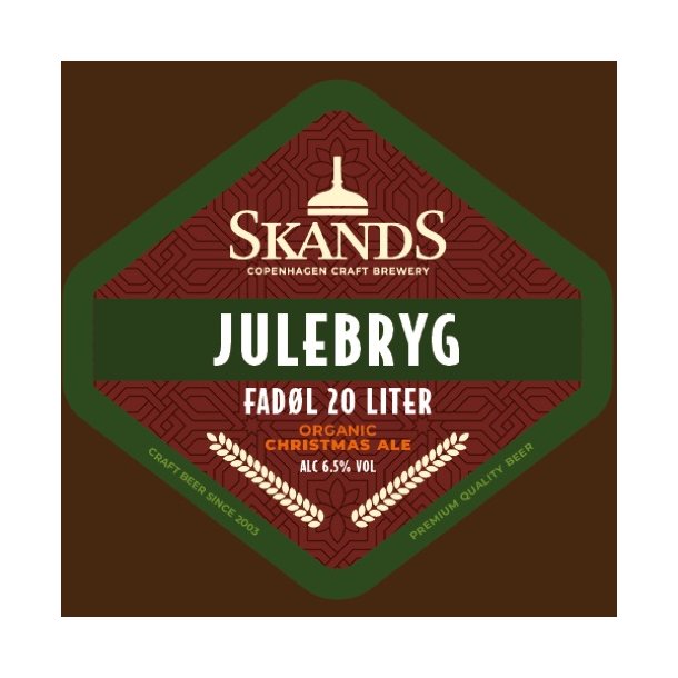 SKANDS JULEBRYG FUSTAGE 20 liter