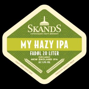 SKANDS MY HAZY IPA FUSTAGE 20 liter