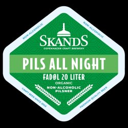 SKANDS  PILS ALL NIGHT FUSTAGE 20 liter