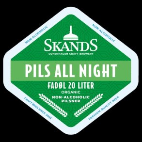 SKANDS  PILS ALL NIGHT FUSTAGE 20 liter