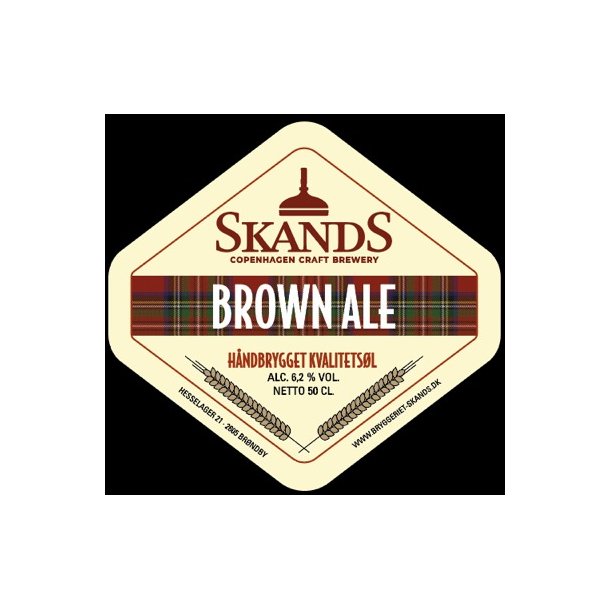 SKANDS BROWN ALE FUSTAGE 20 liter