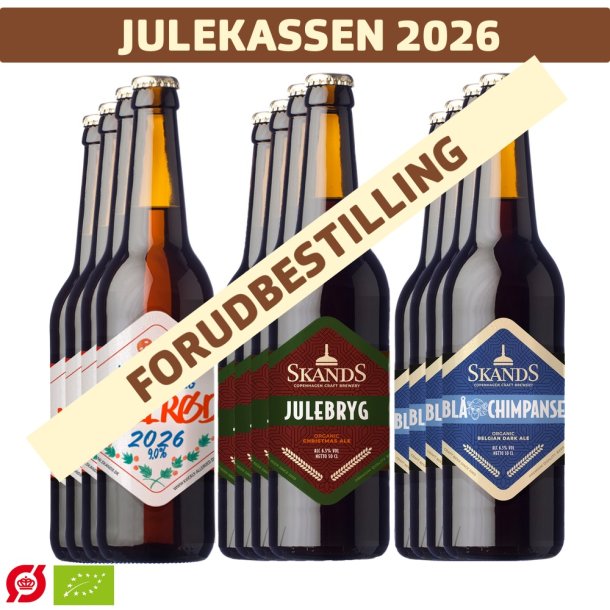 JULEKASSEN 2026 - 12 �KO JULE�L a 50 cl