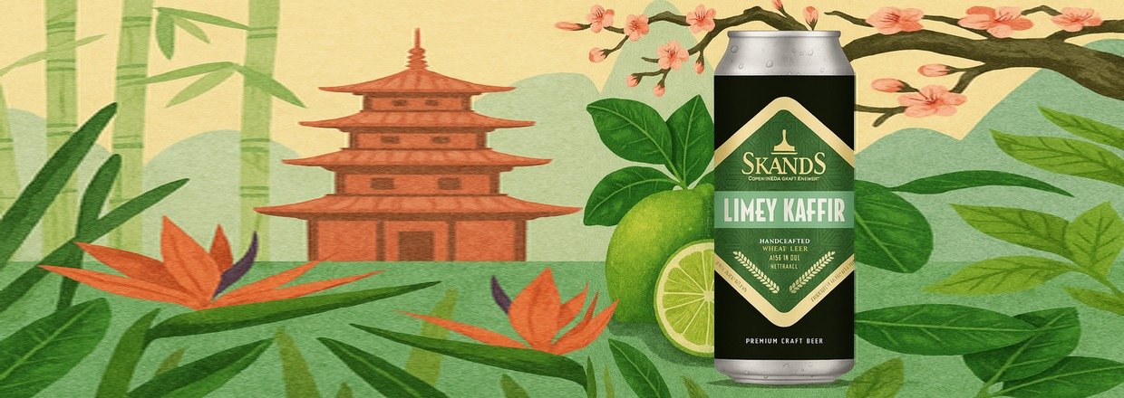 LIMEY KAFFIR er en let og forfriskende hvedeøl
